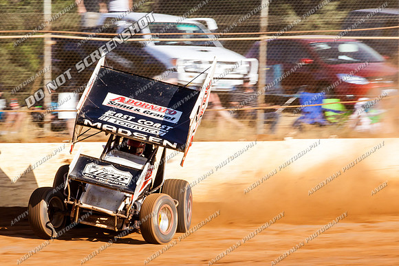 sprintcar 29 q29 ian madsen - 22 - Carrick - 8th Feb 2014-2