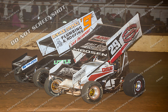 sprintcar 29 q29 ian madsen - 22 - Carrick - 8th Feb 2014-15