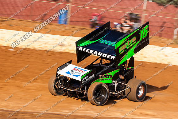sprintcar 16 t16 adam alexander - 22 - Carrick - 8th Feb 2014