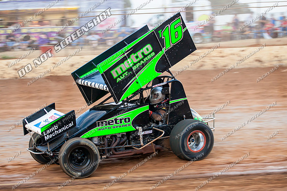 sprintcar 16 t16 adam alexander - 22 - Carrick - 8th Feb 2014-5