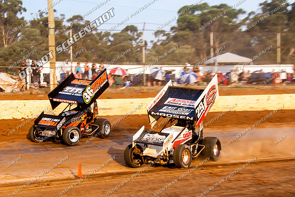 sprintcar 29 q29 ian madsen - 22 - Carrick - 8th Feb 2014-9