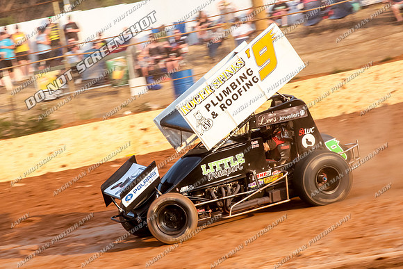 sprintcar 9 t9 chris johns - 22 - Carrick - 8th Feb 2014-4