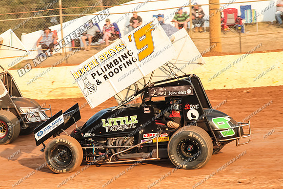 sprintcar 9 t9 chris johns - 22 - Carrick - 8th Feb 2014-5