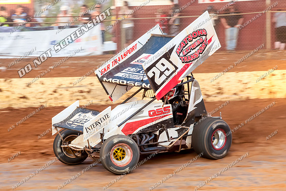 sprintcar 29 q29 ian madsen - 22 - Carrick - 8th Feb 2014-8