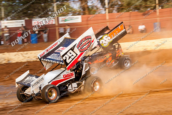 sprintcar 29 q29 ian madsen - 22 - Carrick - 8th Feb 2014-10