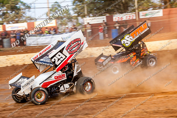 sprintcar 29 q29 ian madsen - 22 - Carrick - 8th Feb 2014-11