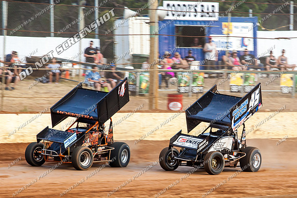sprintcar 45 t45 kurt luttrell - 22 - Carrick - 8th Feb 2014-6