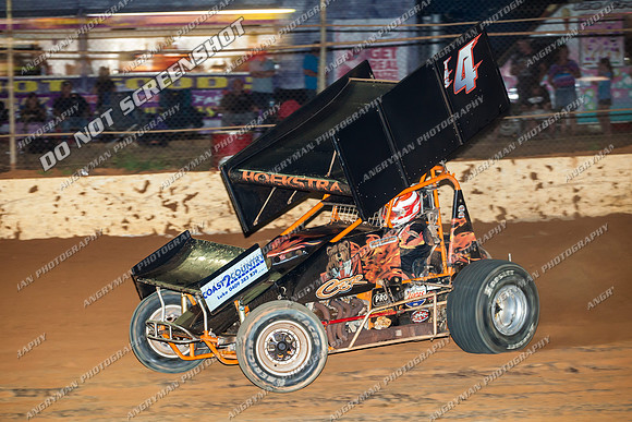 sprintcar 4 t4 gerry hoekstra - 22 - Carrick - 8th Feb 2014-7