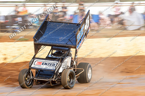 sprintcar 45 t45 kurt luttrell - 22 - Carrick - 8th Feb 2014-5