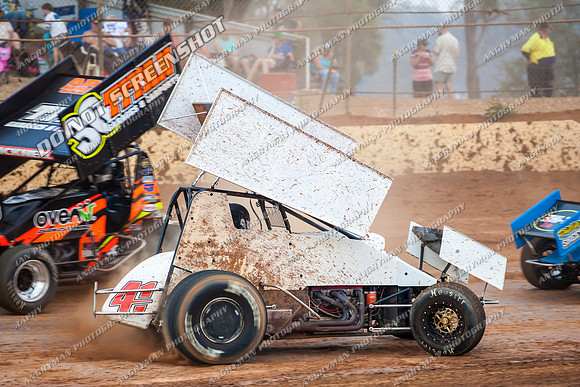 sprintcar 41 t41 damian robins - 22 - Carrick - 8th Feb 2014-4