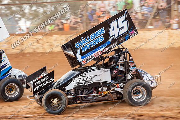 sprintcar 45 t45 kurt luttrell - 22 - Carrick - 8th Feb 2014-3