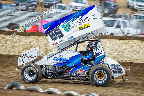 sprintcar 25 t25 anthony frost - 23 - Hobart - 15th Feb 2014-2