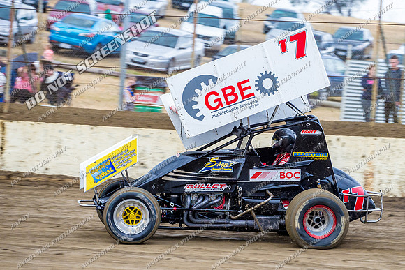 sprintcar 7 t7 tim hutchins - 23 - Hobart - 15th Feb 2014-2