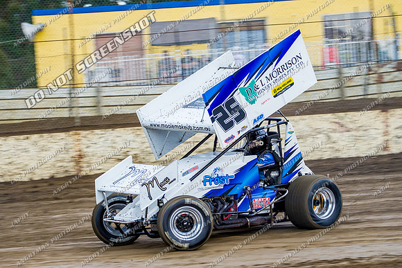 sprintcar 25 t25 anthony frost - 23 - Hobart - 15th Feb 2014