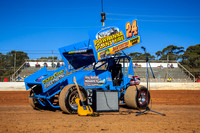 sprintcar 24 t24 shaun robins - 26 - Carrick - 22nd Feb 2014