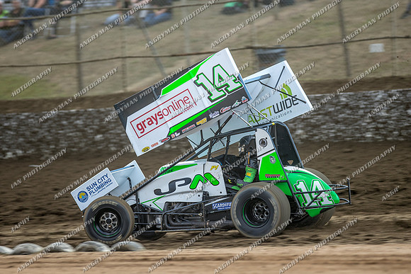 Sprintcar 14 W14 - 19 - Latrobe - 2nd Feb 2018 - WSS_-16