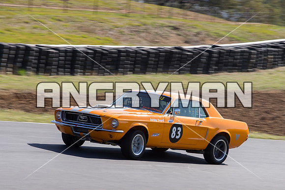 83 Terry Harper Ford Mustang Muscle Car Cup Over 3 Litres - Friday Practice