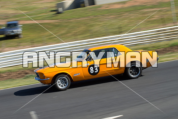 83 Terry Harper Ford Mustang Muscle Car Cup Over 3 Litres - Friday Practice-3