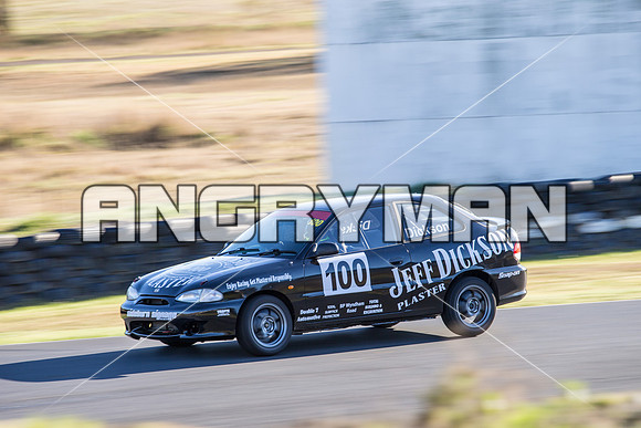 Hyundai 100 Jeff Dickson             Hyundai Excel - Super Series Rnd 4 - 3rd August 2014