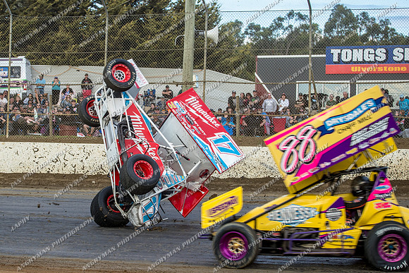 Sprintcar 17 W17 - 20 - Latrobe - Feb 3rd 2018 - WSS-17