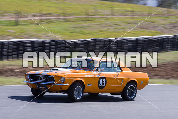83 Terry Harper Ford Mustang Muscle Car Cup Over 3 Litres - Friday Practice-4
