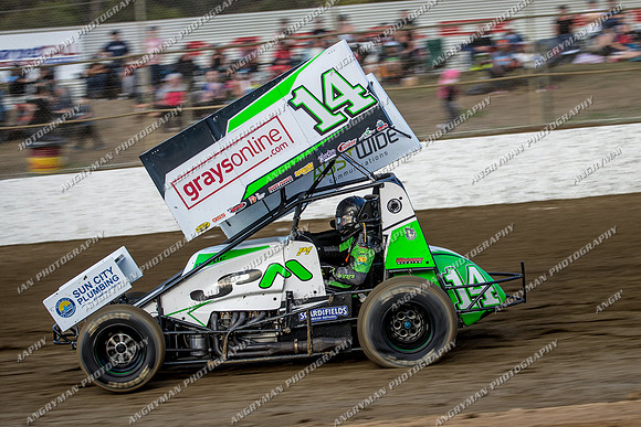 Sprintcar 14 W14 - 19 - Latrobe - 2nd Feb 2018 - WSS_-7