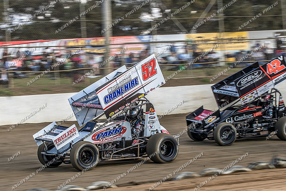 Sprintcar 52 V52 - 19 - Latrobe - 2nd Feb 2018 - WSS_