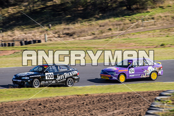 Hyundai 100 Jeff Dickson             Hyundai Excel - Super Series Rnd 4 - 3rd August 2014-5