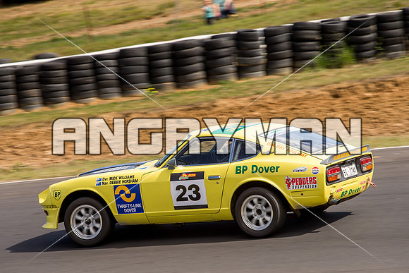23 Mick William Datsun 240Z Group S & Invited - Saturday-6