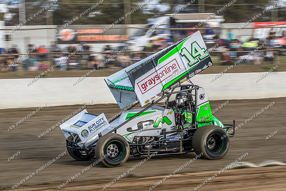 Sprintcar 14 W14 - 19 - Latrobe - 2nd Feb 2018 - WSS_-2