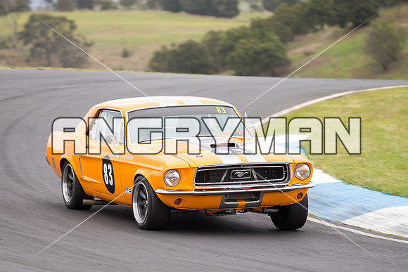 83 Terry Harper Ford Mustang Muscle Car Cup Over 3 Litres - Saturday